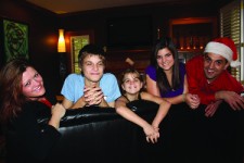 The Vernex-Losets: Hannah, Zak, Chloe, Leah and Philippe (Photos: Chuck B)